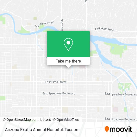 Arizona Exotic Animal Hospital map