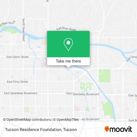 Mapa de Tucson Residence Foundation