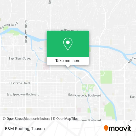 B&M Roofing map