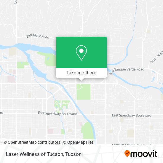 Laser Wellness of Tucson map