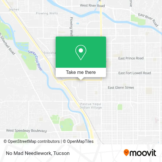 No Mad Needlework map