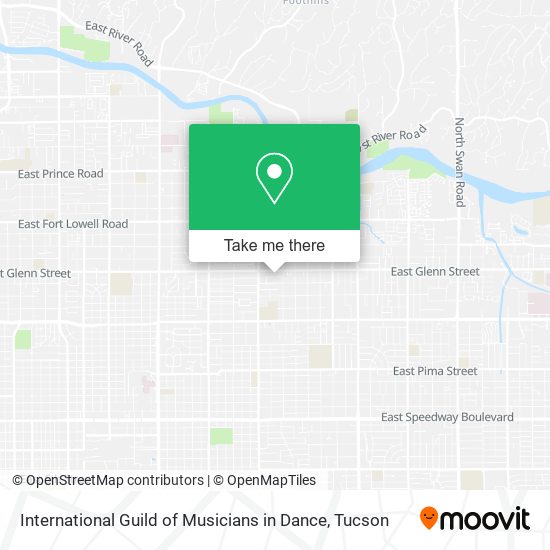 International Guild of Musicians in Dance map