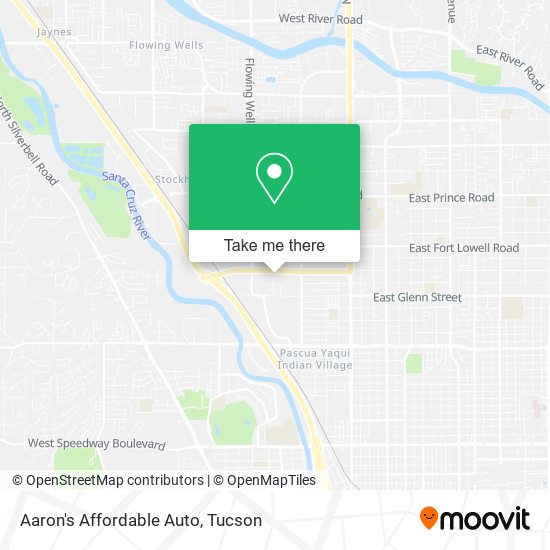 Aaron's Affordable Auto map