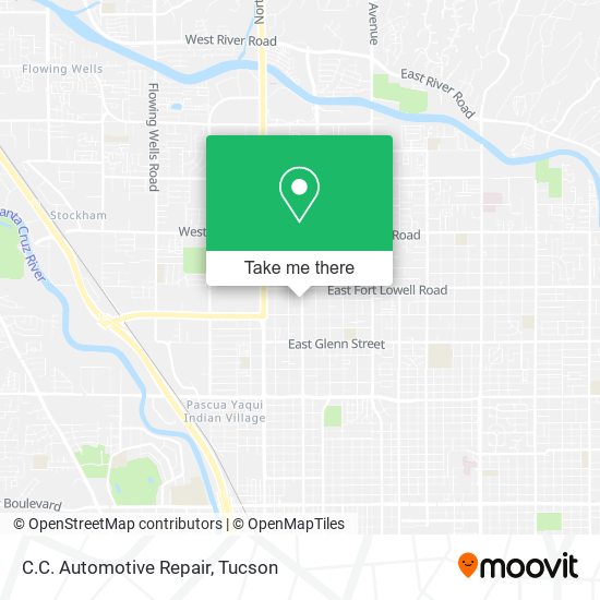 C.C. Automotive Repair map