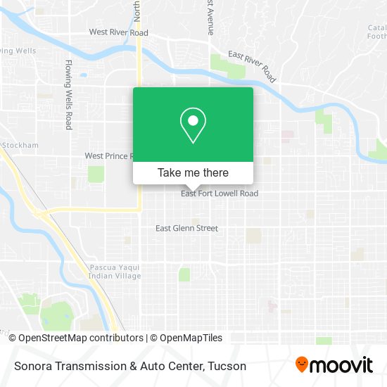 Mapa de Sonora Transmission & Auto Center