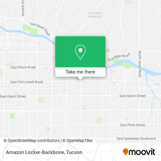 Amazon Locker-Backbone map