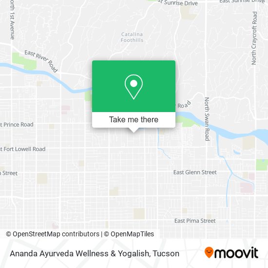 Mapa de Ananda Ayurveda Wellness & Yogalish