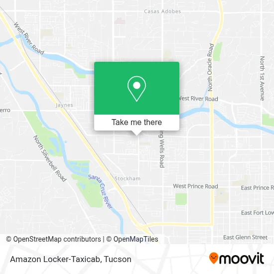 Amazon Locker-Taxicab map
