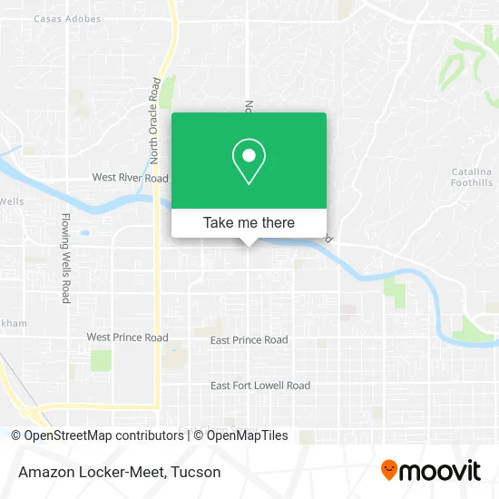 Amazon Locker-Meet map