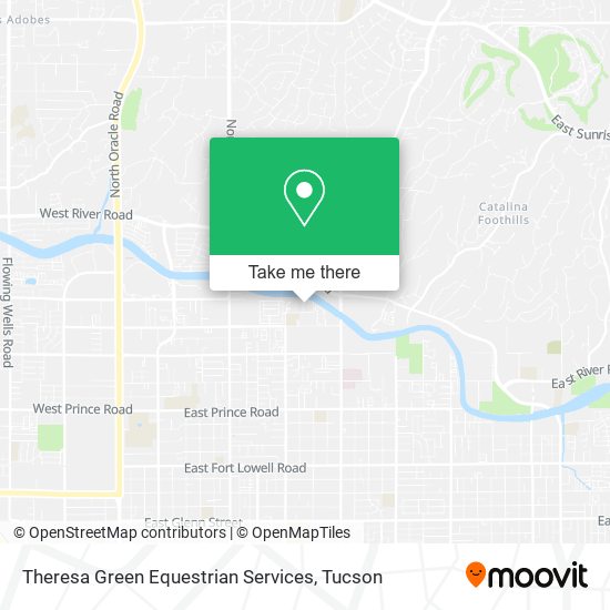 Theresa Green Equestrian Services map