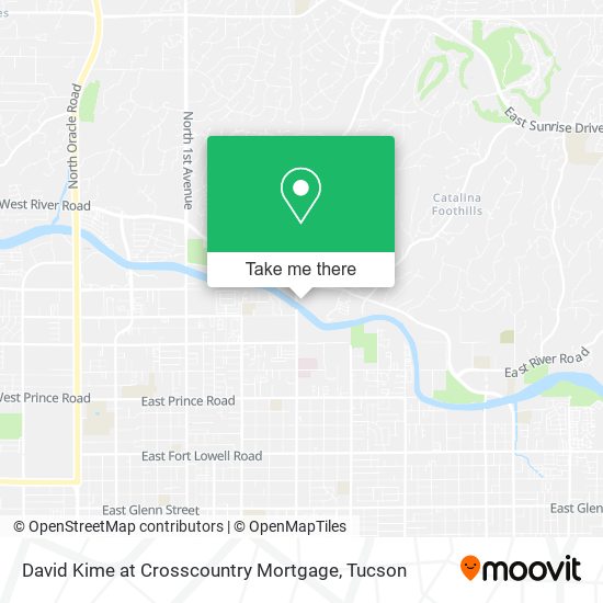 David Kime at Crosscountry Mortgage map