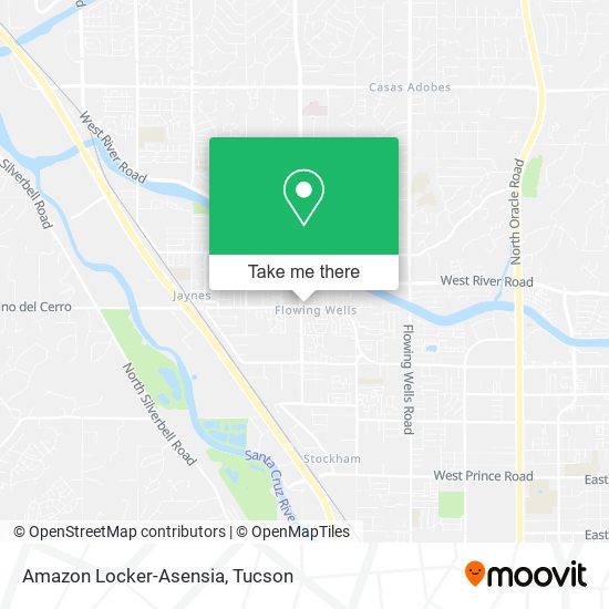 Mapa de Amazon Locker-Asensia