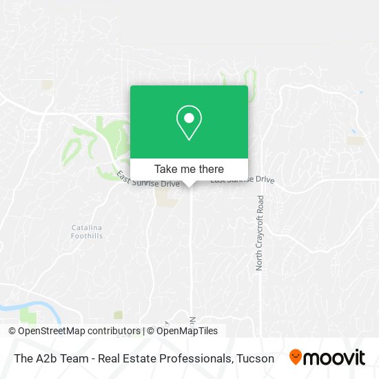 The A2b Team - Real Estate Professionals map
