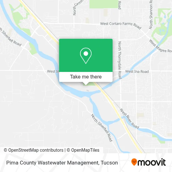 Pima County Wastewater Management map