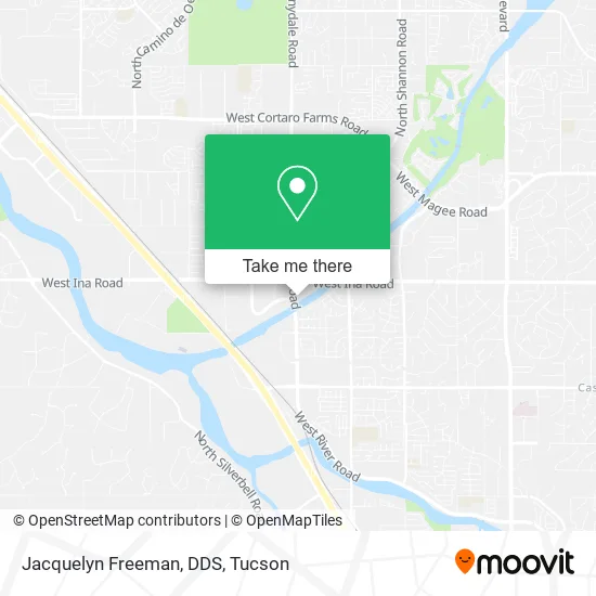 Jacquelyn Freeman, DDS map