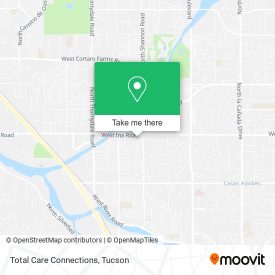 Total Care Connections map