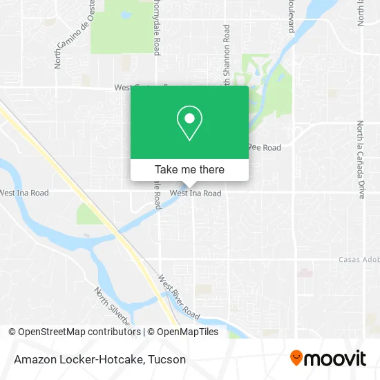 Mapa de Amazon Locker-Hotcake