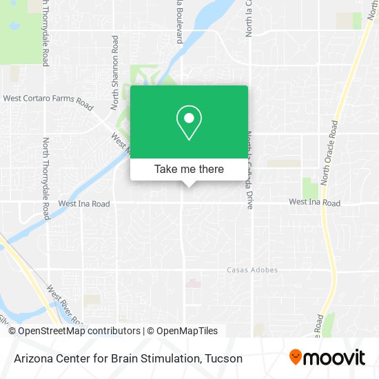 Mapa de Arizona Center for Brain Stimulation