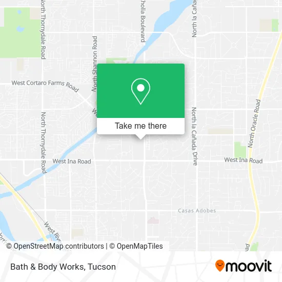 Bath & Body Works map