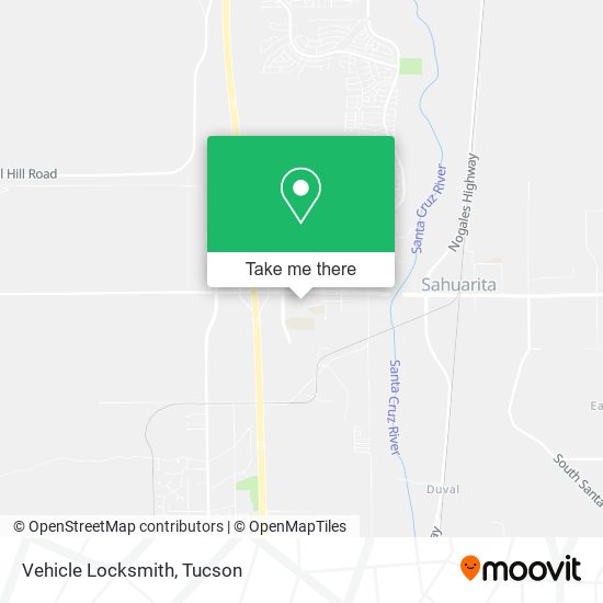 Mapa de Vehicle Locksmith