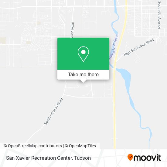 Mapa de San Xavier Recreation Center