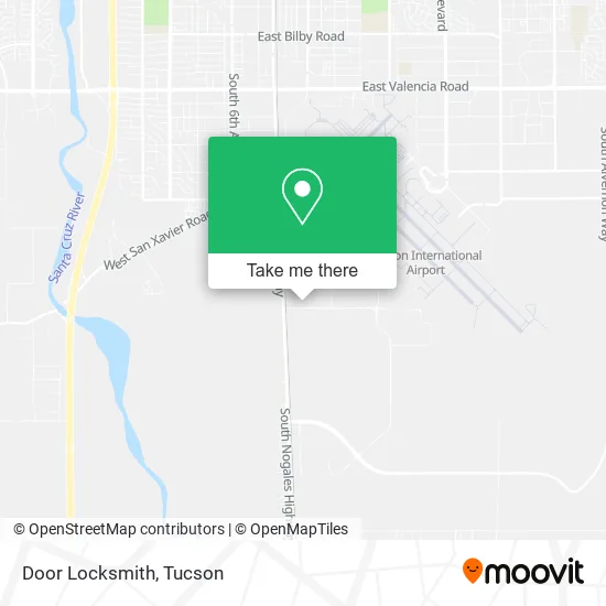 Door Locksmith map