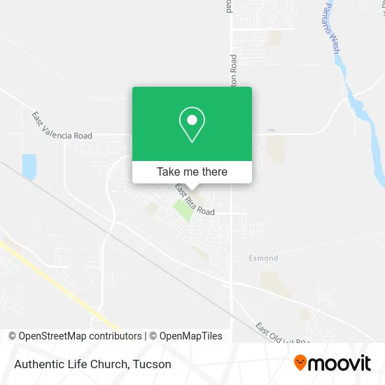 Authentic Life Church map