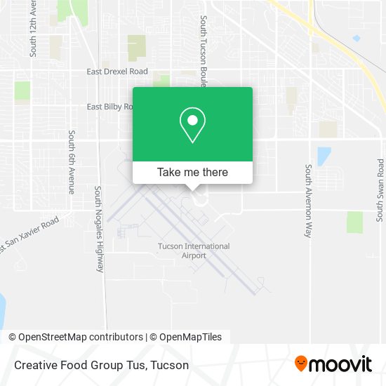 Creative Food Group Tus map