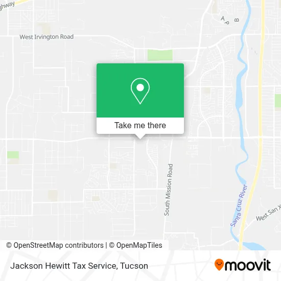 Jackson Hewitt Tax Service map