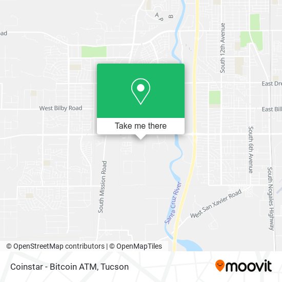 Mapa de Coinstar - Bitcoin ATM