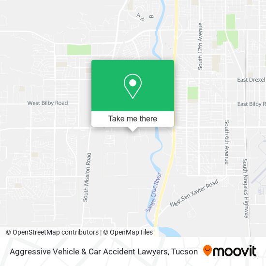 Mapa de Aggressive Vehicle & Car Accident Lawyers