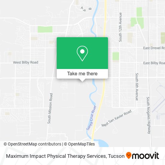 Maximum Impact Physical Therapy Services map