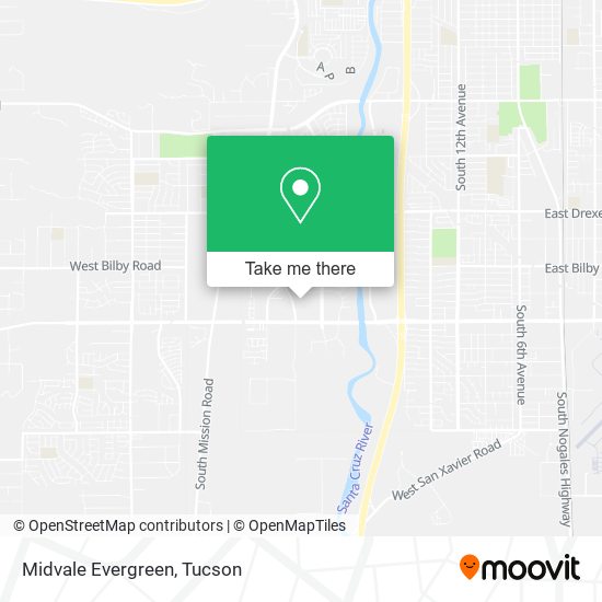 Mapa de Midvale Evergreen