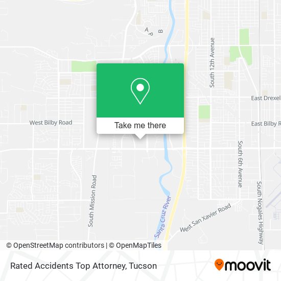 Mapa de Rated Accidents Top Attorney