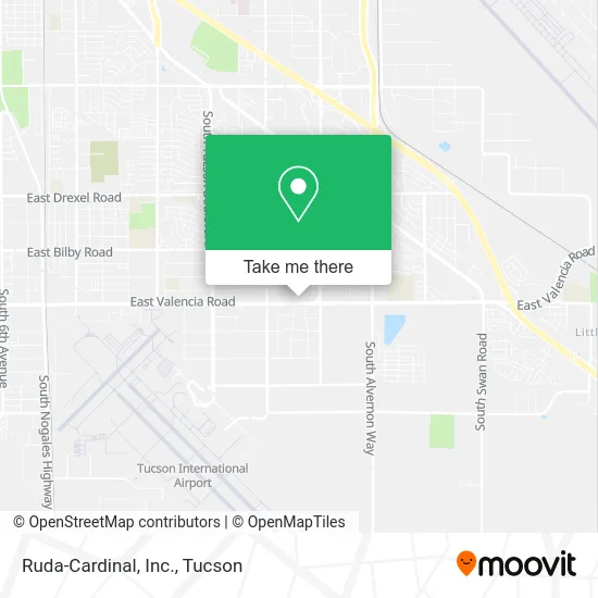 Ruda-Cardinal, Inc. map