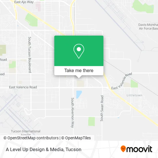 A Level Up Design & Media map