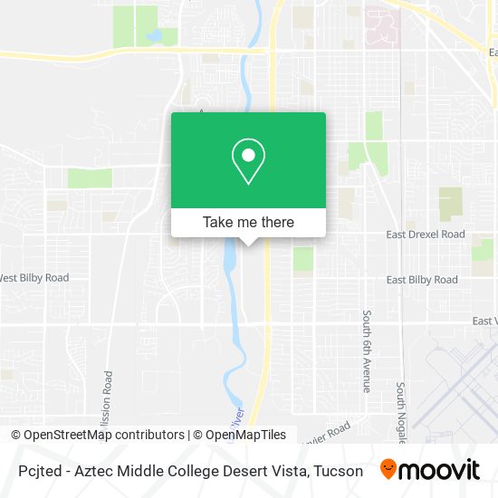 Mapa de Pcjted - Aztec Middle College Desert Vista