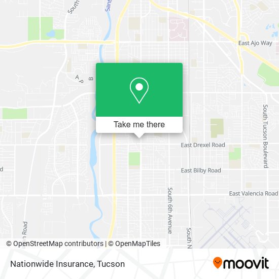 Mapa de Nationwide Insurance