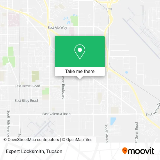 Expert Locksmith map