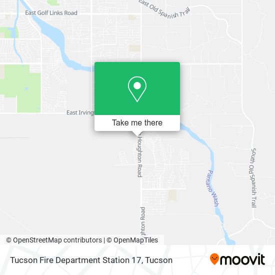 Mapa de Tucson Fire Department Station 17