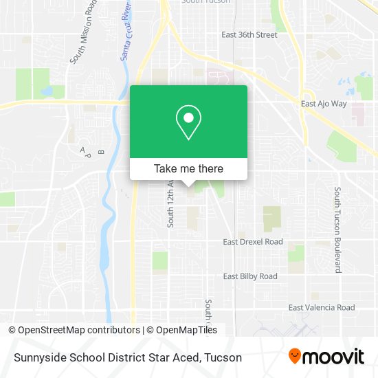 Mapa de Sunnyside School District Star Aced