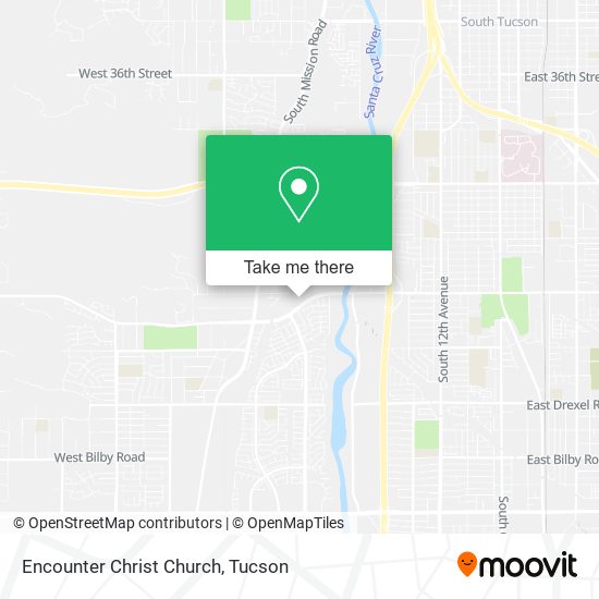 Encounter Christ Church map