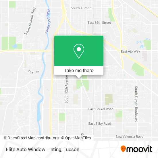 Elite Auto Window Tinting map
