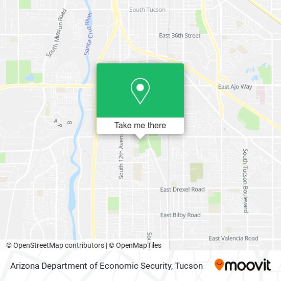 Arizona Department of Economic Security map