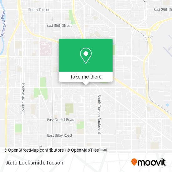 Auto Locksmith map