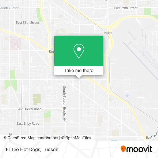 El Teo Hot Dogs map