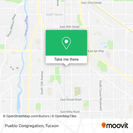 Pueblo Congregation map