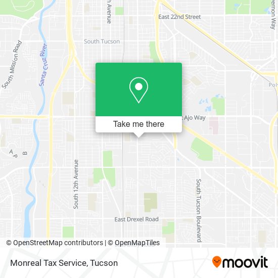 Monreal Tax Service map