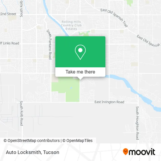Auto Locksmith map