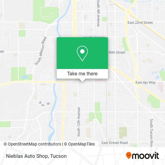 Nieblas Auto Shop map